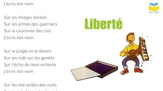 Liberté  poème  mes apprentissages en français 6AEP [upl. by Yttam]