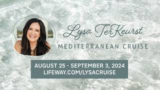 Lysa TerKeurst Mediterranean Cruise with Lifeway Women [upl. by Eelymmij598]