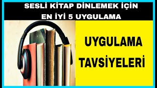 En İyi Sesli Kitap Uygulamaları 5 Program [upl. by Aldus]