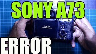 SONY A73 ERROR MENGGANTI STABILISER [upl. by Ansev546]