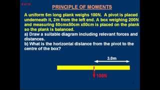 M14bpart b Introduction to the moment of a force torque Part 2b of 3 The Principle of Moments [upl. by Enninaej]