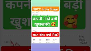 NBCC Share Latest News 😀NBCC India ShareNBCC Share Target shorts [upl. by Africa303]