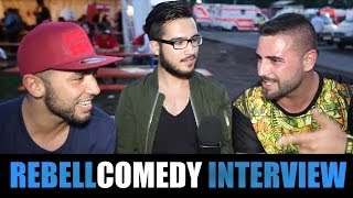 REBELLCOMEDY INTERVIEW Out4Fame Comedy Tour Massiv Antoine Pu Khalid Yassir WM Ewa Rap [upl. by Odnalra]