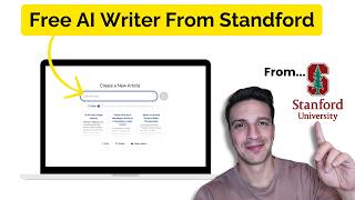 SEO EXPERT Shares FREE AI Writing and Research Assistant From Standford [upl. by Celestyna189]