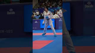 2024 Venice  Action of BAHAJJOU JIHANE MOROCCO during elimination of JUNIOR KUMITE FEMALE 66 KG [upl. by Anoj]