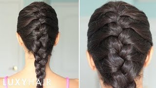 How To Basic French Braid [upl. by Oiramej]