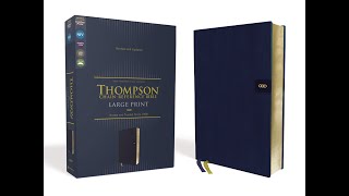 The 2022 Zondervan NIV Thompson Chain Reference Bible Large Print Edition with Comfort Print [upl. by Humble]