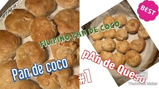 Pan de coco Pan de queso how to make Filipino pan de coco recipes [upl. by Ydnat]