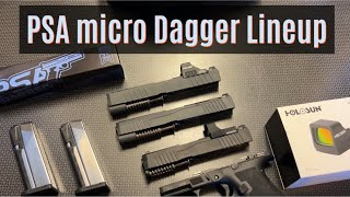 PSA micro Dagger Complete LineUp Overview [upl. by Anny]