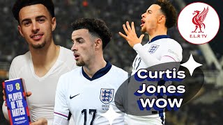 Curtis Jones England Goal amp Post Match Interview vs Greece  Nations League [upl. by Isahella]