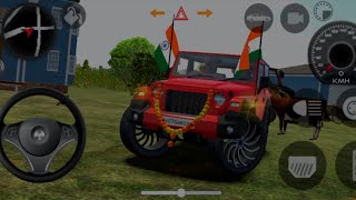 Dollar Song Modified Mahindra Red Thar Driving Game thar androidgames [upl. by Emmye247]