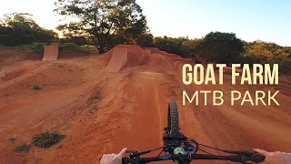 Goat Farm MTB Park  Flowtopia amp Jump Area 4K [upl. by Anelas]