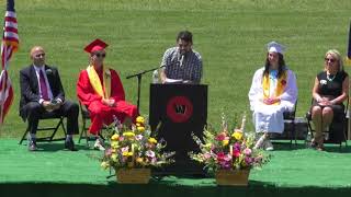 Spose Commencement Speech Wells High School Graduation 2018  Wells Maine [upl. by Jadd]