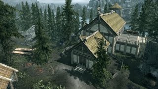 Building Lakeview Manor Falkreath House  Skyrim Anniversary Edition [upl. by Madra]