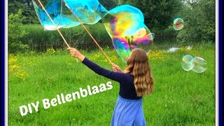 DIY Bellenblaas voor MEGA GROTE XXL bellen Aanrader [upl. by Acillegna]