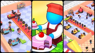 My Sweet Bakery Empire Tycoon Mobile Game  Gameplay Android [upl. by Inal]