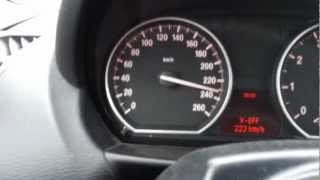 Bmw 125i accelerating on Autobahn 100240 kmh [upl. by Dever]