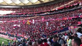 2019 Liverpool Spurs Champions League Final Liverpool Fans Singing about Firmino [upl. by Atelra]