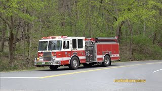 Somers FD Engine 185 Responding [upl. by Enoryt471]