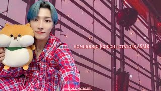 couch potatoes  hongjoong ASMR fake subs [upl. by Ynohtnael532]