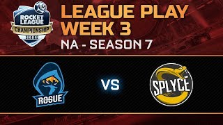 RLCS League Play Week 3  Rogue vs Splyce [upl. by Orfurd692]