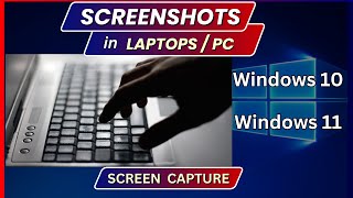 How to Take Screenshot in Laptop  PC • Screen shot in Windows 10  11 • Snipping tools in Windows [upl. by Ahsele]