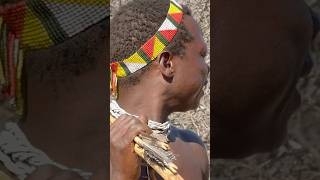 Hadzabe tribe speaking lots of clicking language [upl. by Allicerp]