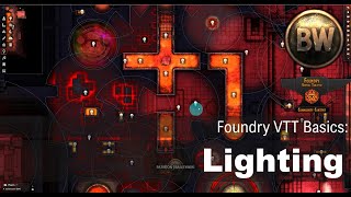 Foundry VTT Basics Lighting [upl. by Yennek]