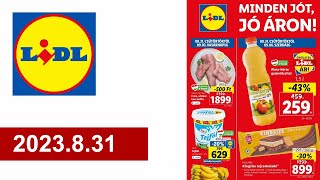 Lidl akciós újság 2023831 [upl. by Netsreik291]