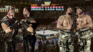 WWF WrestleFest  Demolition Vs The Bushwhackers 4 [upl. by Acimak791]