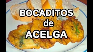 TORTITAS DE ACELGA TORREJAS FÁCIL ECONOMICO Y RICO [upl. by Yenterb564]