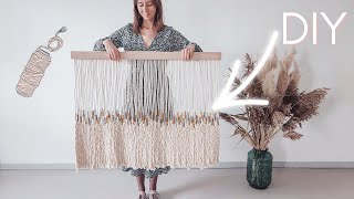 Makrama boho DIY z 1 węzła tutorial krok po kroku [upl. by Haleemaj]