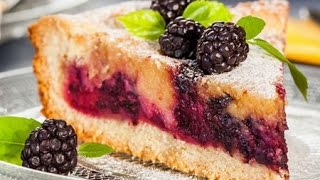 ПИРОГ с ЕЖЕВИКОЙ KOLAC od KUPINA BLACKBERRY CAKE RECIPE [upl. by Girovard]