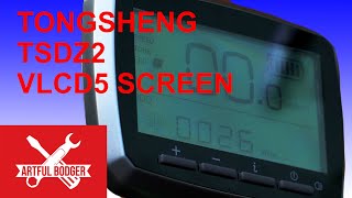 How to configure the screen for the Tongsheng TSDZ2  VLCD5 [upl. by Arraek]