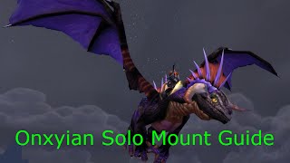 Wow  How to get the Onyxian Drake  Solo Guide [upl. by Brecher]