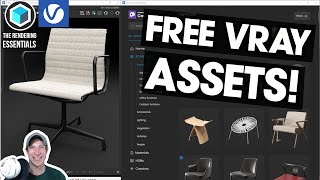 FREE Assets for Vray How to Use Chaos Cosmos Detailed Tutorial [upl. by Junna912]