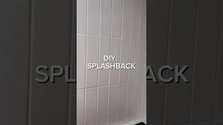 DIY Tile Splashback in 35 seconds tiles splashback tiler [upl. by Ojyram]