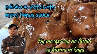 paksiw na pata with mang tomas sauce [upl. by Doig]