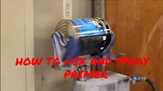 How to Mix and Spray Primer on a Car [upl. by Dracir555]