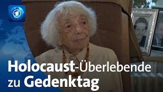 HolocaustÜberlebende Margot Friedländer im tagesthemenInterview [upl. by Hars33]