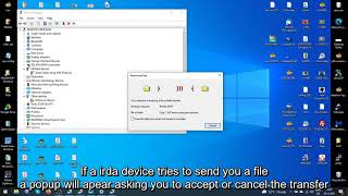 irDA in Windows 10 [upl. by Niattirb627]