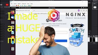 Docker Swarm  Nginx Proxy Manager  Oopsies [upl. by Alekahs]