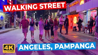 Insane Nightlife in WALKING STREET Angeles City Pampanga [upl. by Ogu161]