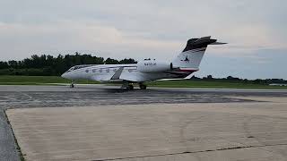 GulfStream G500 Takeoff From Chester County Airport [upl. by Landahl]