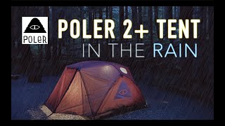 Ep9 Solo camping in my new POLER 2 TENT ⛈Alice Lake 4K  캐나다 캠핑 [upl. by Yecies409]