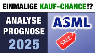 ASML Aktie JETZT Kaufen Analyse amp Prognose 2025 [upl. by Hceicjow]