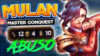 MULAN SOLO  LA PRINCESA DISNEY MÁS RENCOROSA  SMITE Master Conquest [upl. by Laforge553]