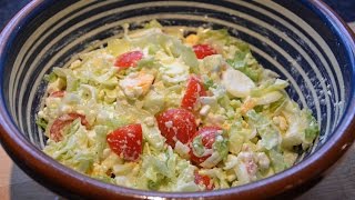 Fittnes Salat Rezept in 10 Min [upl. by Gothurd496]