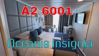 Detailed Cabin Tour Oceania Insignia A2 6001 Concierge Class [upl. by Lezah]