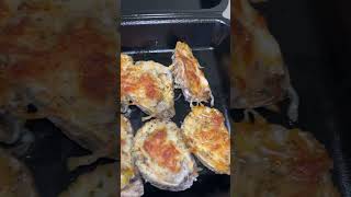 Oysters fresh out the oven oysters letseat seafood [upl. by Poore]